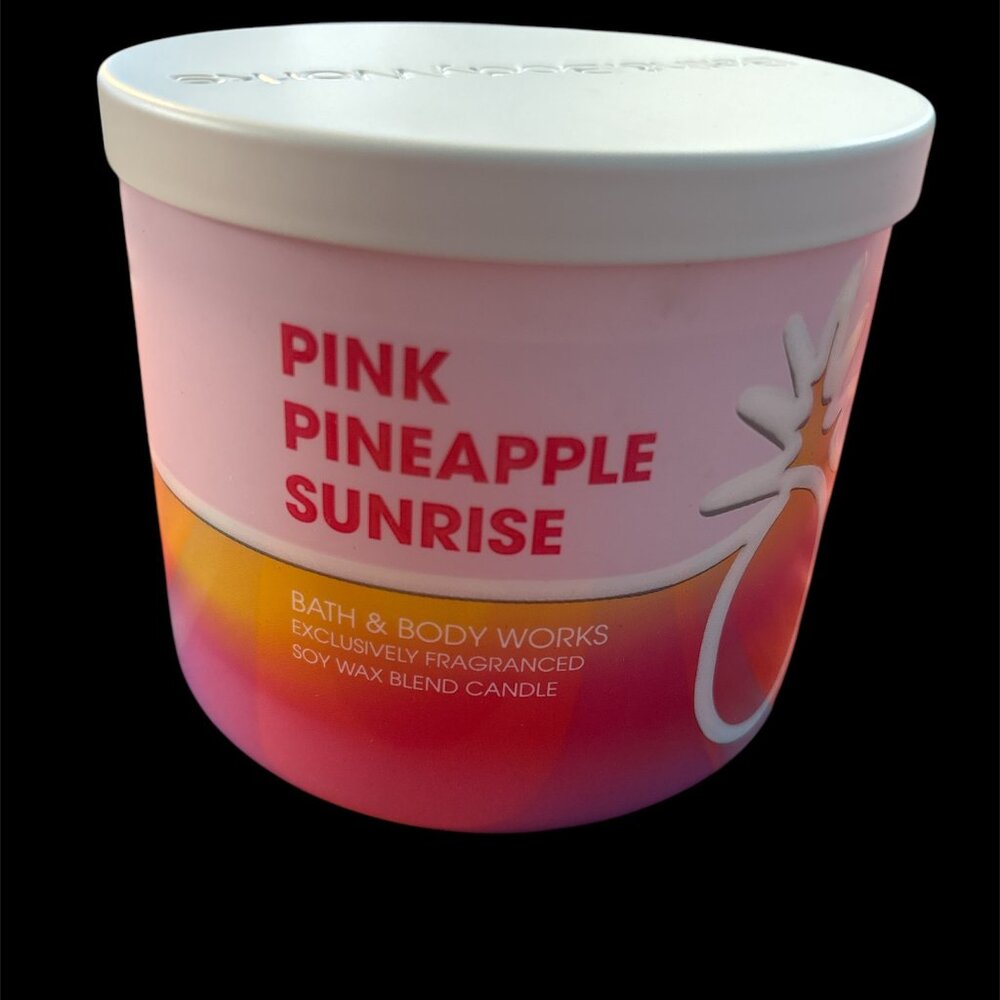 Pink Pineapple Sunrise 3-Wick Candle